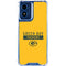 NFL Green Bay Packers Yellow Performance Series Moto G 5G (2024) Clear Case