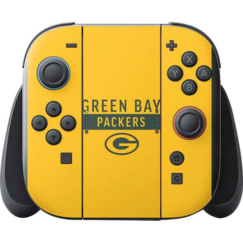NFL Green Bay Packers Yellow Performance Series Nintendo Switch 2 (2025) with Joy-Con Skin