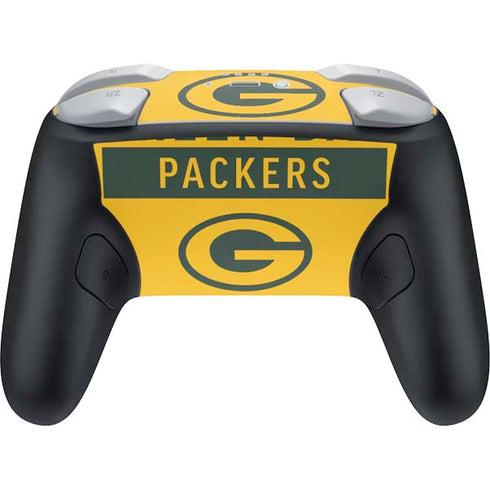 NFL Green Bay Packers Yellow Performance Series Nintendo Switch 2 (2025) Pro Controller Skin
