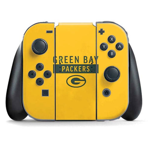 NFL Green Bay Packers Yellow Performance Series Nintendo Skins