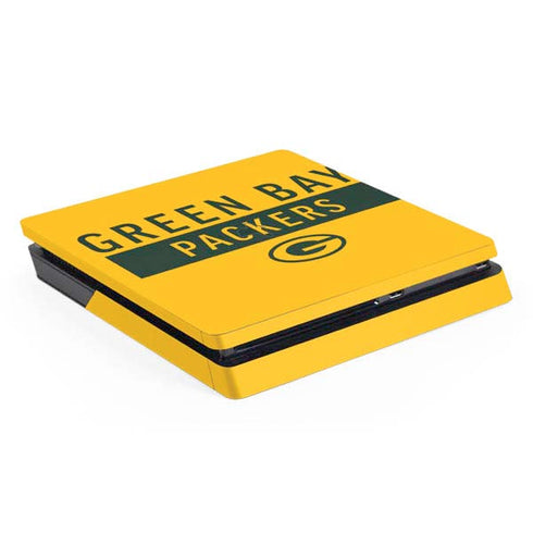 NFL Green Bay Packers Yellow Performance Series PlayStation PS4 Skins