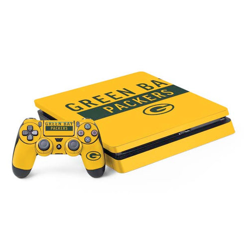 NFL Green Bay Packers Yellow Performance Series PlayStation PS4 Skins