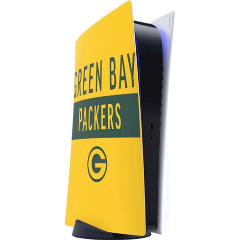 NFL Green Bay Packers Yellow Performance Series PlayStation PS5 Skins