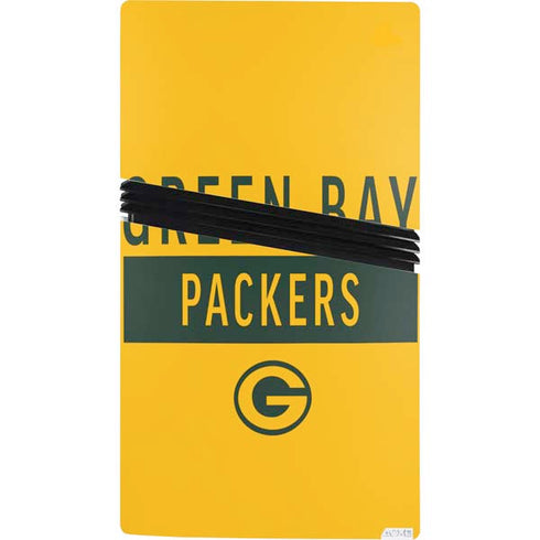 NFL Green Bay Packers Yellow Performance Series PS5 Pro Bundle Skin