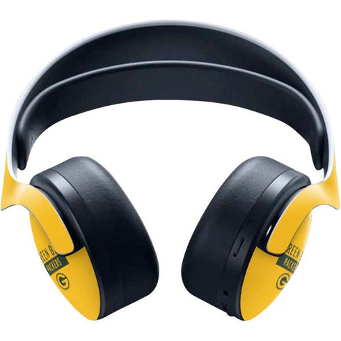 NFL Green Bay Packers Yellow Performance Series PULSE 3D Wireless Headset for PS5 Skin