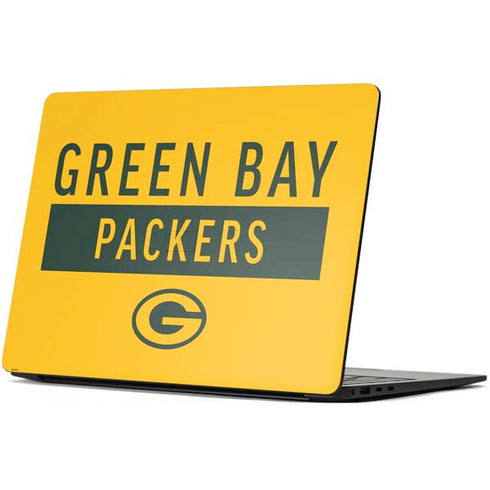 NFL Green Bay Packers Yellow Performance Series Surface Laptop 7 15in Skin
