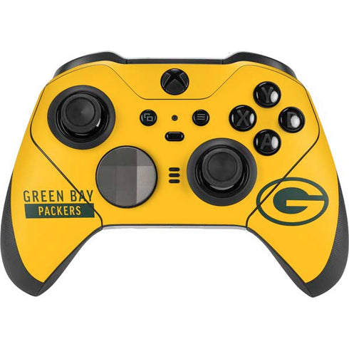 NFL Green Bay Packers Yellow Performance Series Xbox Elite Wireless Controller Series 2 Skin