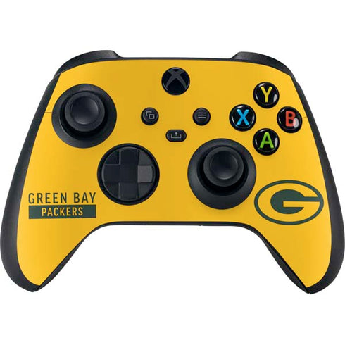NFL Green Bay Packers Yellow Performance Series XBox Series X Digital Edition Bundle Skin