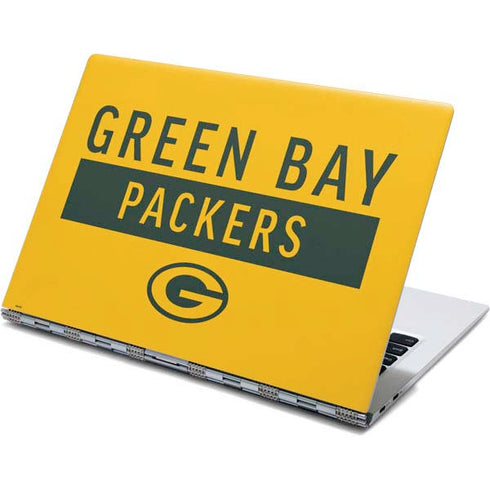 NFL Green Bay Packers Yellow Performance Series Yoga 910 2-in-1 14in Touch-Screen Skin