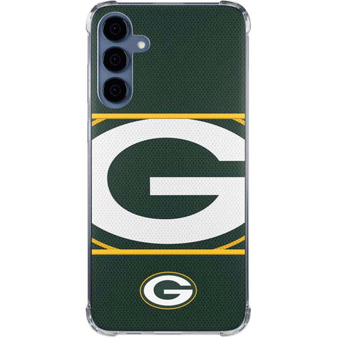 NFL Green Bay Packers Zone Block Galaxy A35 5G Clear Case