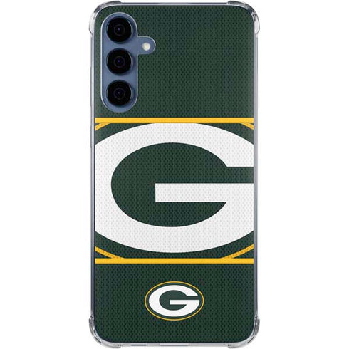 NFL Green Bay Packers Zone Block Galaxy A55 5G Clear Case