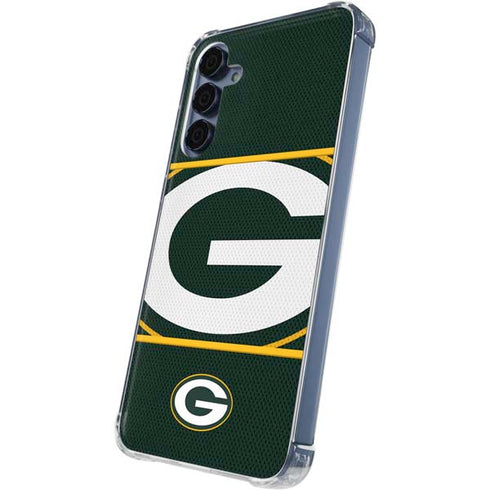 NFL Green Bay Packers Zone Block Galaxy A55 5G Clear Case