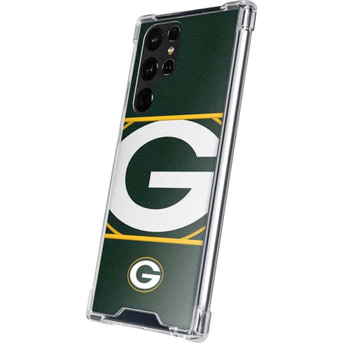 NFL Green Bay Packers Zone Block Galaxy S23 Ultra Clear Case