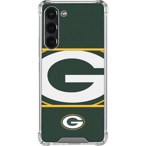 NFL Green Bay Packers Zone Block Galaxy S24 FE Clear Case
