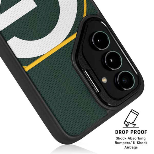 NFL Green Bay Packers Zone Block Galaxy S24 FE Kickstand Case