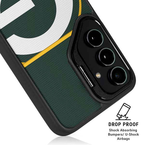 NFL Green Bay Packers Zone Block Galaxy S25 Plus Kickstand Case