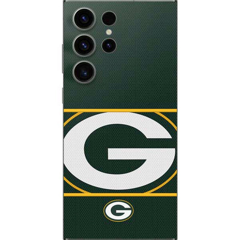 NFL Green Bay Packers Zone Block Galaxy S25 Ultra Skin