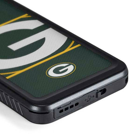 NFL Green Bay Packers Zone Block Galaxy S24 Waterproof Case