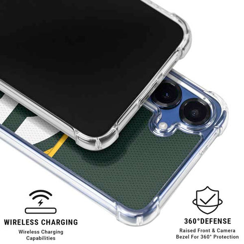 NFL Green Bay Packers Zone Block Galaxy S25 Plus Clear Case