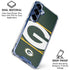 NFL Green Bay Packers Zone Block Galaxy S25 Plus Clear Case