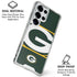 NFL Green Bay Packers Zone Block Galaxy S25 Ultra Clear Case