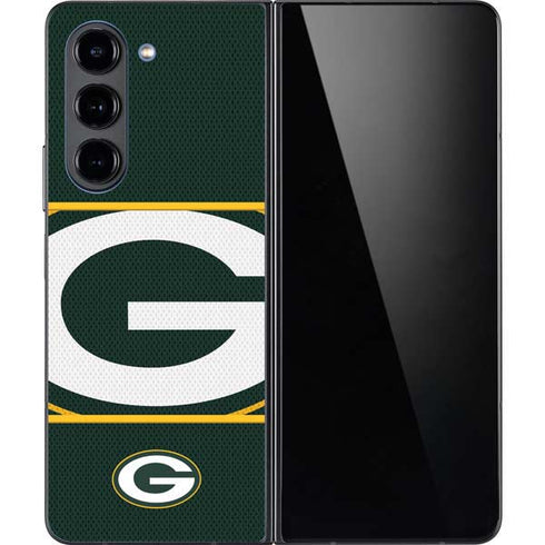 NFL Green Bay Packers Zone Block Galaxy Z Fold5 5G Skin