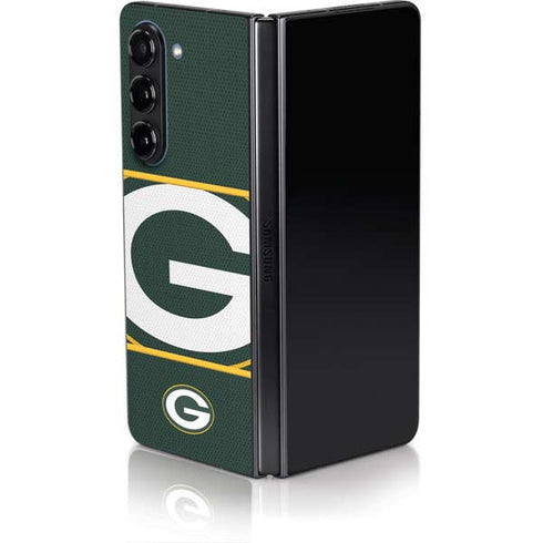 NFL Green Bay Packers Zone Block Galaxy Z Fold5 5G Skin