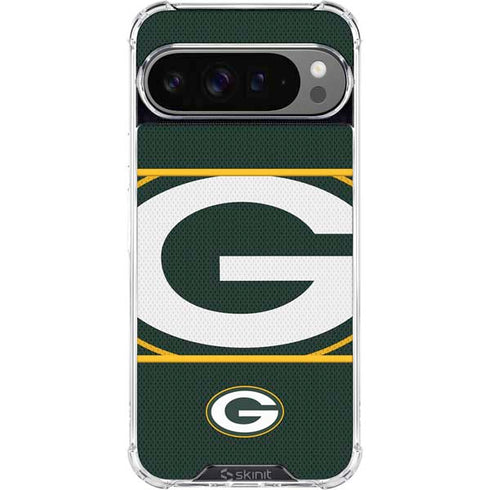 NFL Green Bay Packers Zone Block Google Pixel 10 Pro XL Clear Case