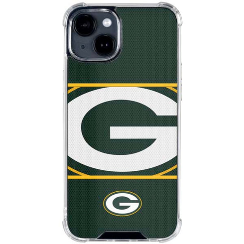 NFL Green Bay Packers Zone Block iPhone 15 Clear Case
