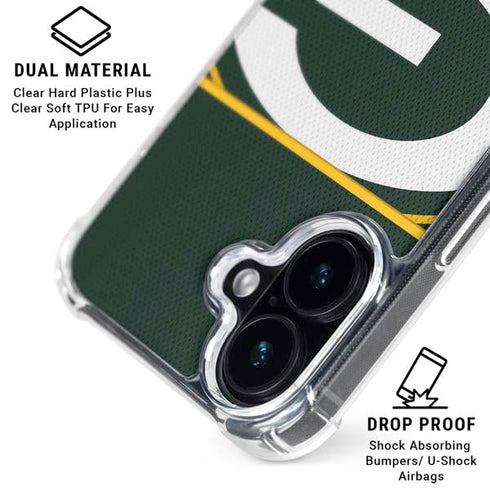 NFL Green Bay Packers Zone Block iPhone 16 MagSafe Case