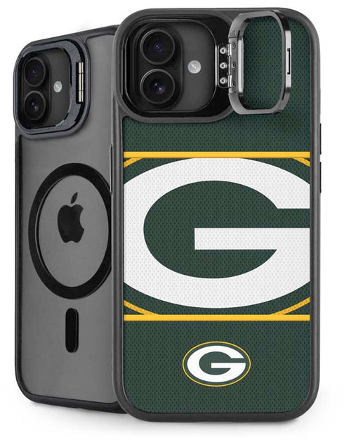 NFL Green Bay Packers Zone Block iPhone 16 Plus Kickstand Case