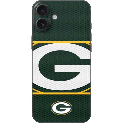 NFL Green Bay Packers Zone Block iPhone 16 Plus Skin