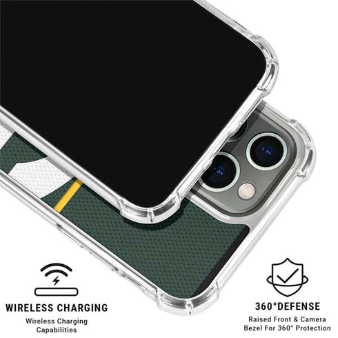 NFL Green Bay Packers Zone Block iPhone 16 Pro Clear Case