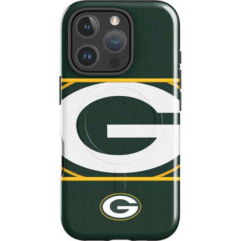 NFL Green Bay Packers Zone Block iPhone 16 Pro Magsafe Impact Case