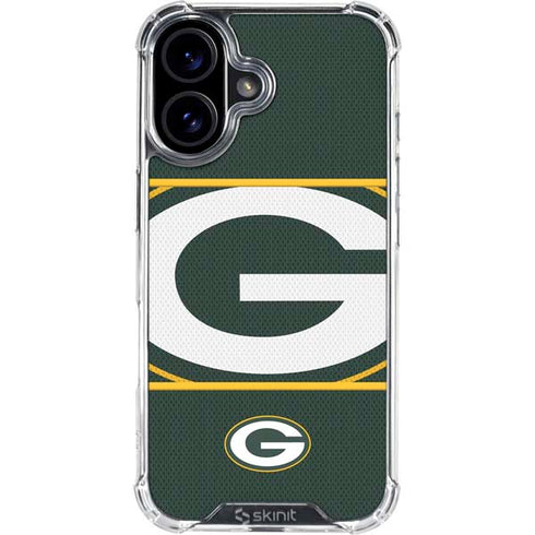 NFL Green Bay Packers Zone Block iPhone 17 Clear Case