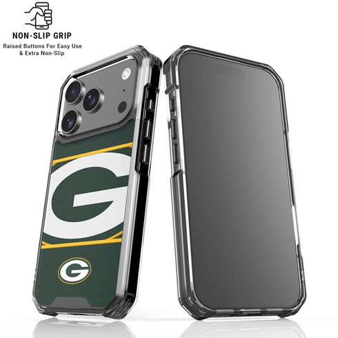NFL Green Bay Packers Zone Block iPhone 18 Pro Clear Case