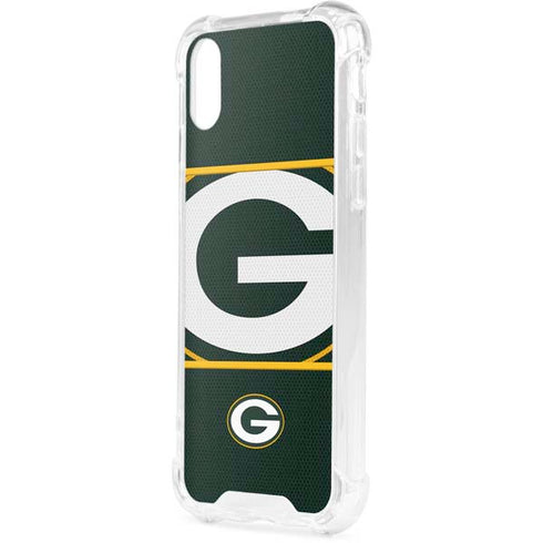 NFL Green Bay Packers Zone Block iPhone XS Clear Case