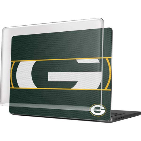 NFL Green Bay Packers Zone Block MacBook Pro 14in (2021-24) Case plus Skin
