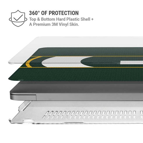 NFL Green Bay Packers Zone Block MacBook Cases