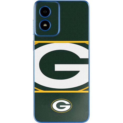NFL Green Bay Packers Zone Block Moto G Play 4G (2024) Skin