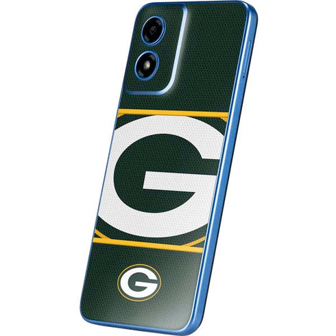 NFL Green Bay Packers Zone Block Moto G Play 4G (2024) Skin