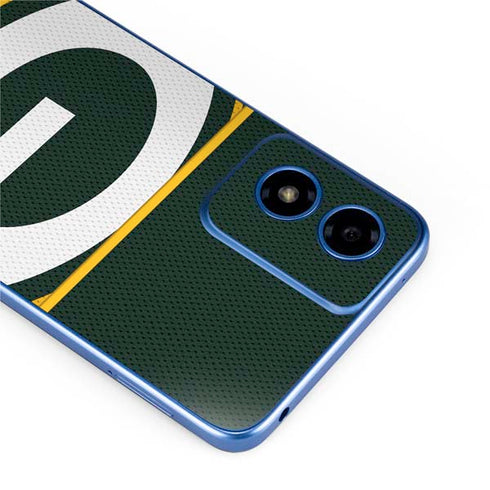 NFL Green Bay Packers Zone Block Moto G Play 4G (2024) Skin