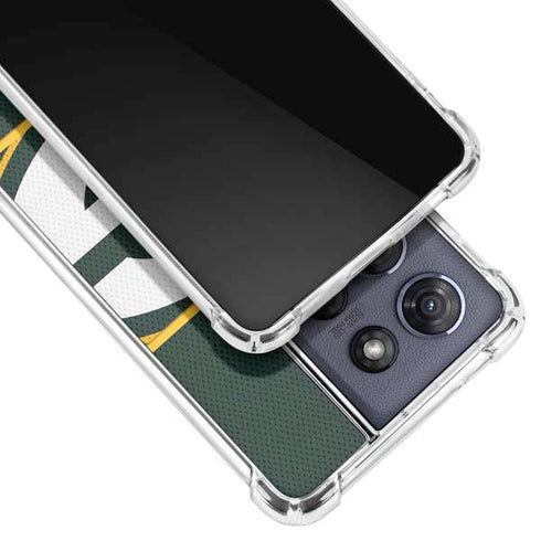 NFL Green Bay Packers Zone Block Moto G Play 5G (2025) Clear Case