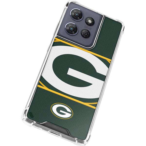 NFL Green Bay Packers Zone Block Moto G Power 5G (2025) Clear Case
