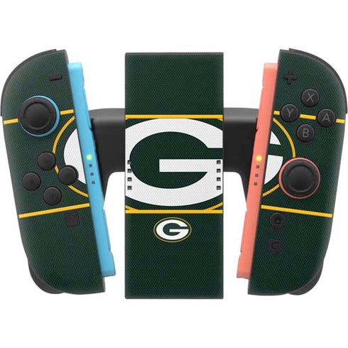 NFL Green Bay Packers Zone Block Nintendo Switch 2 (2025) Joy-Con Controller Skin
