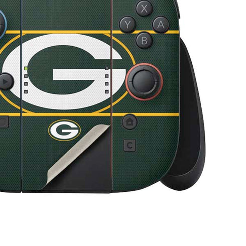 NFL Green Bay Packers Zone Block Nintendo Switch 2 (2025) Joy-Con Controller Skin