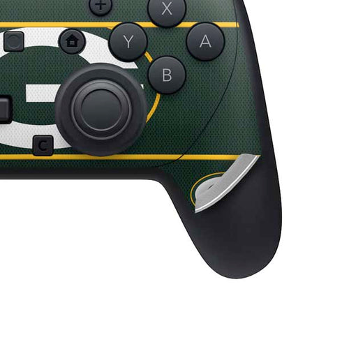 NFL Green Bay Packers Zone Block Nintendo Switch 2 (2025) Pro Controller Skin