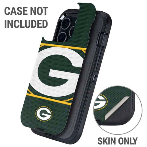NFL Green Bay Packers Zone Block Otterbox Defender iPhone Skin