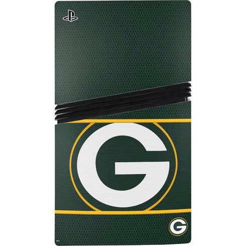 NFL Green Bay Packers Zone Block PS5 Pro Disk Console Skin