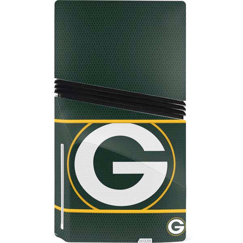 NFL Green Bay Packers Zone Block PS5 Pro Disk Console Skin